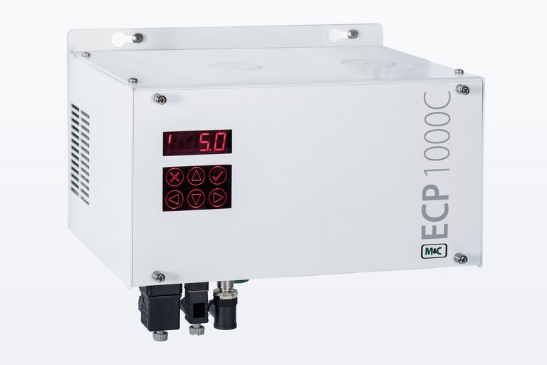 Schrägansicht Peltier-Gaskühler ECP1000C
