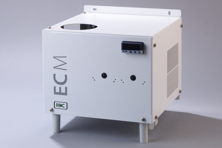 Schrägansicht Kompressor-Gaskühler ECM-1