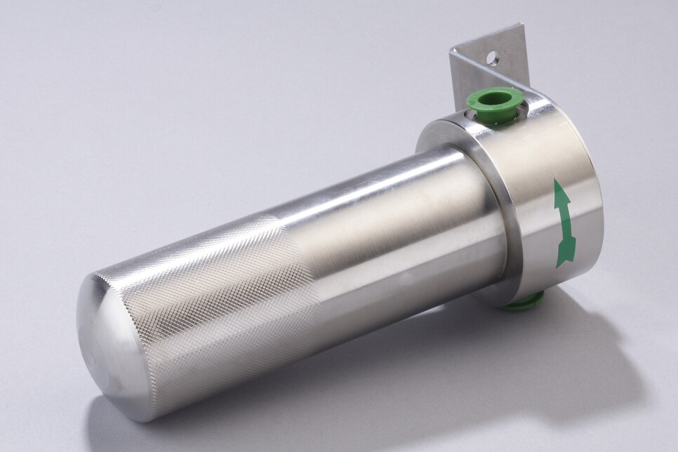 Schrägansicht liegender Universalfilter FSS-3SS