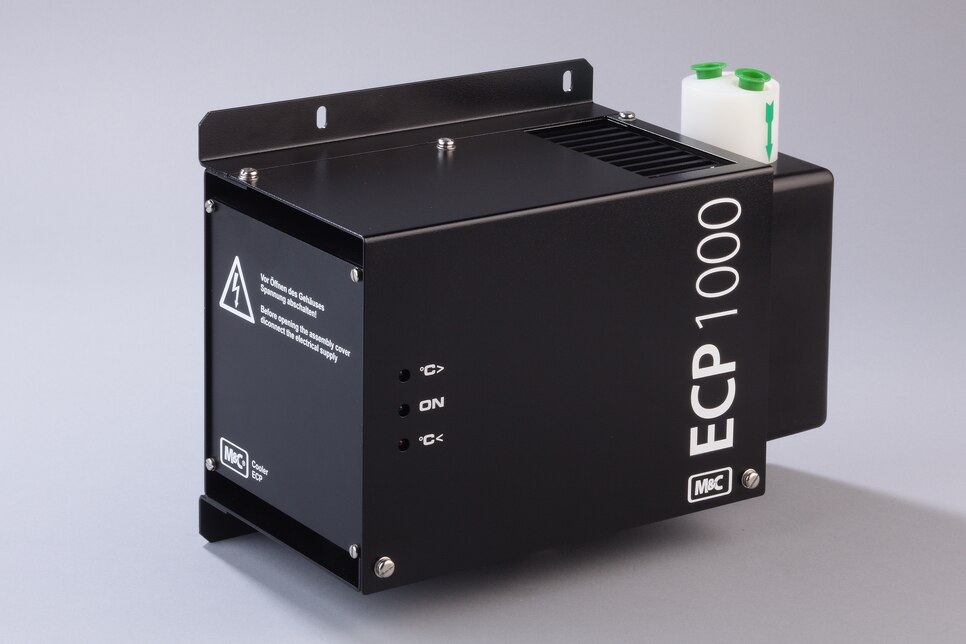 Schrägansicht Peltier-Gaskühler ECP1000-PV