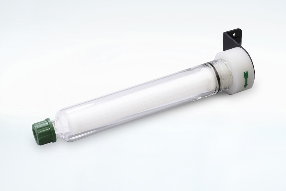 Schrägansicht liegender Universal Bypassfilter FP-70P190-D
