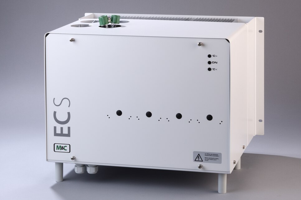 Schrägansicht Kompressor-Gaskühler ECS-1G