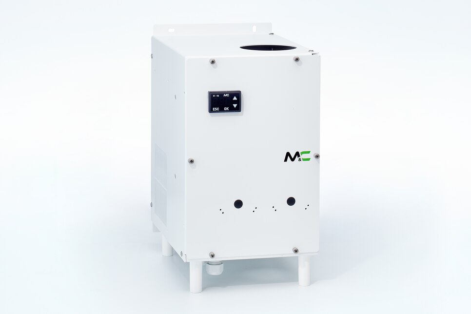 Schrägansicht Kompressor-Gaskühler ECL/2