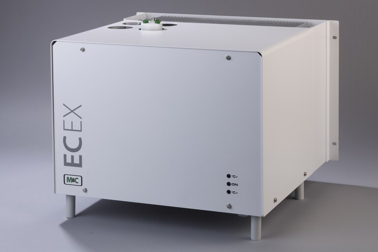 Kompressor-Gaskühler ECEX-1PV Schrägansicht Kompressor-Gaskühler ECEX-1PV