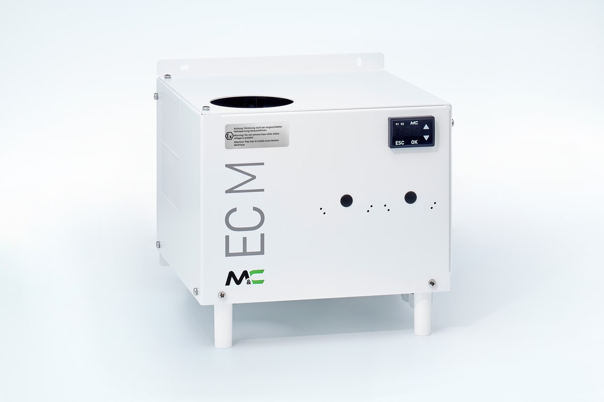 Oblique view of Compressor Gas Cooler ECM-EX2-2