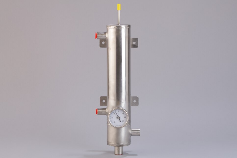 Frontal view of Jacket Gas Cooler LGC-1S