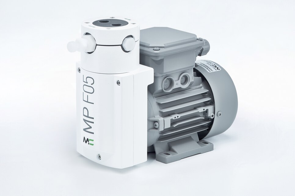 Schrägansicht Faltenbalgpumpe MP-F05/R