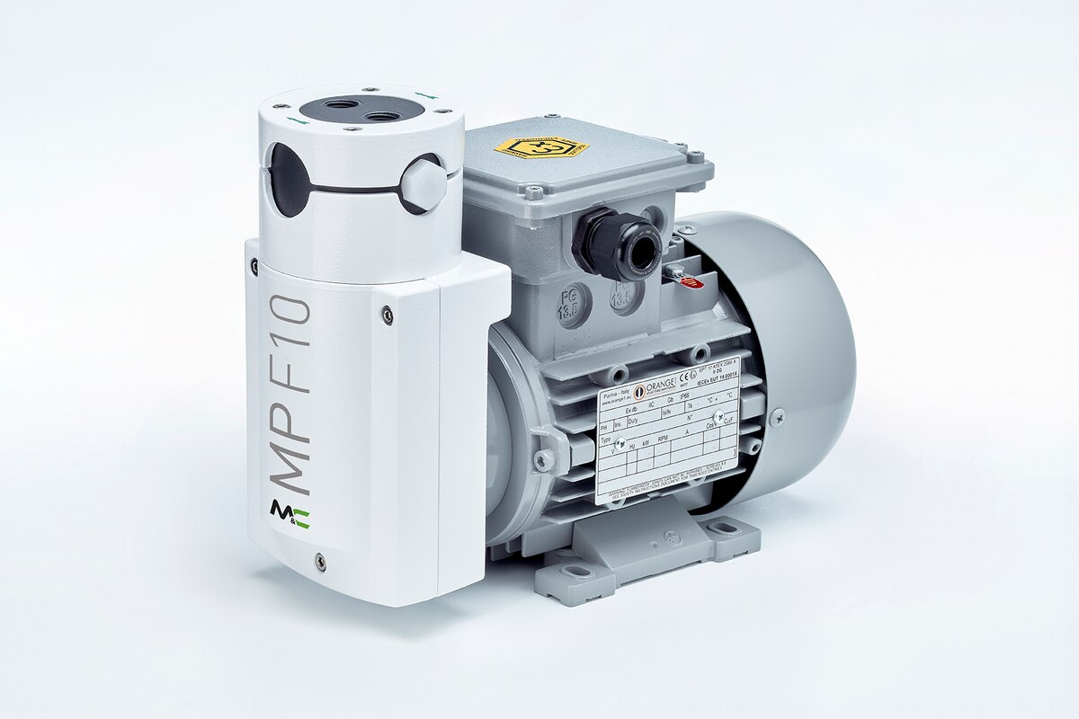 Oblique view of Bellows Pump MP-F10/EX