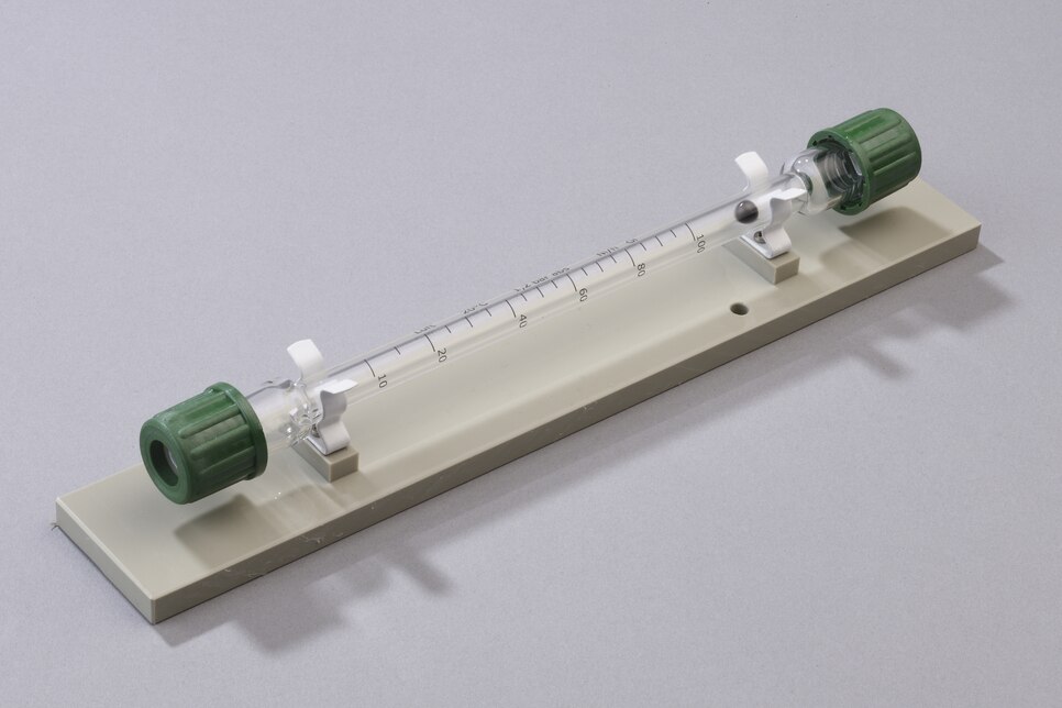 Oblique view of horizontal Flow Meter FM-1/100