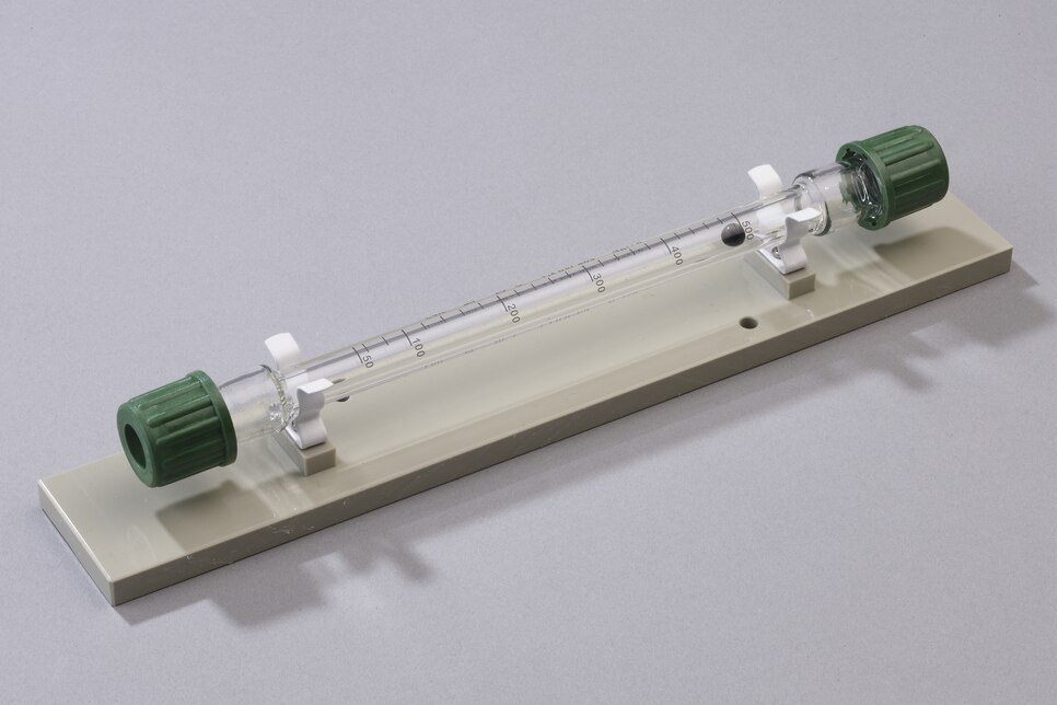Oblique view of horizontal Flow Meter FM-1/500
