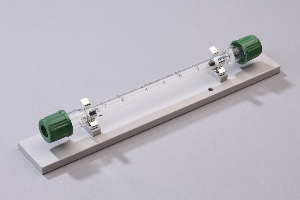 Oblique view of horizontal Flow Meter FM-1-H/100
