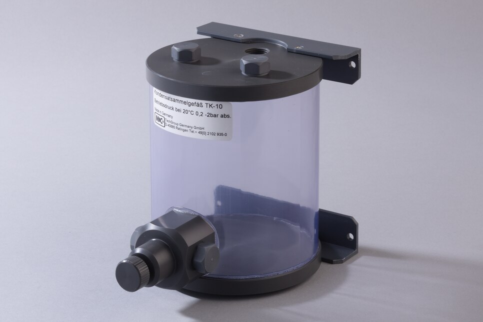 Oblique view of Condensate Vessel TK10