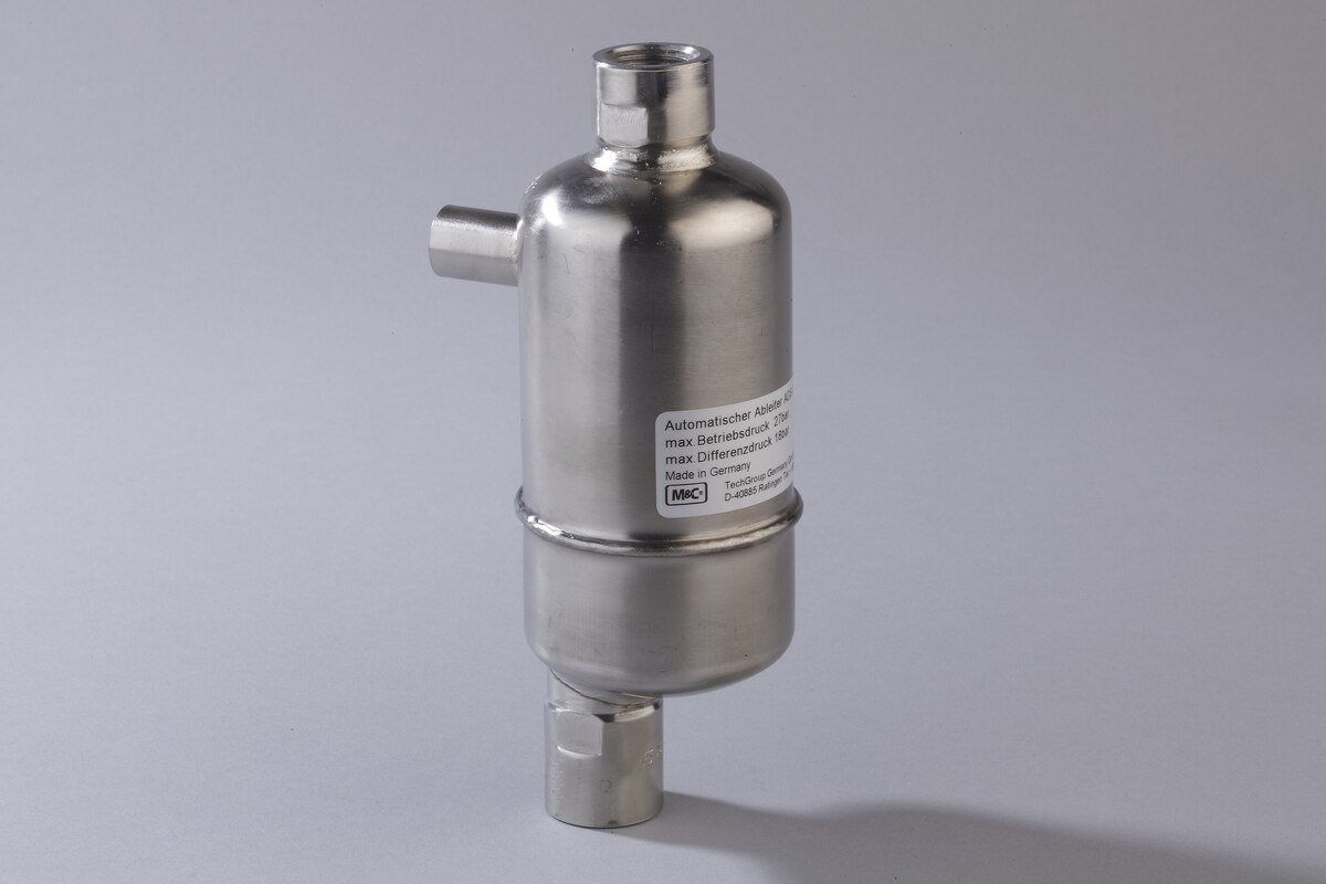 Oblique view of automatic Condensate Trap with Separator Function ADS-SS