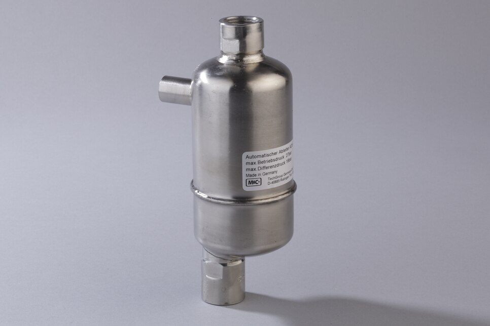 Oblique view of automatic Condensate Trap with Separator Function ADS-SS